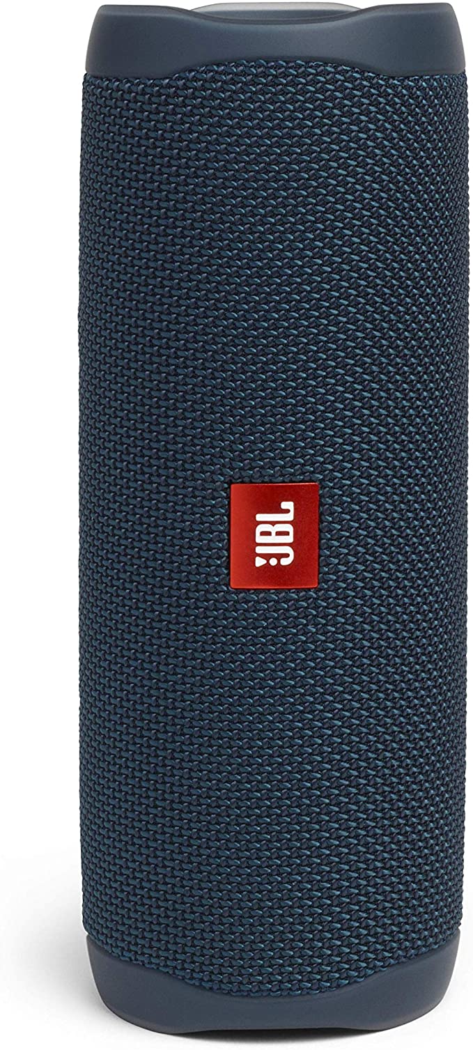 JBL Flip 5 Portable Bluetooth Speaker with Rechargeable Battery, waterproof, PartyBoost compatible, ocean blue