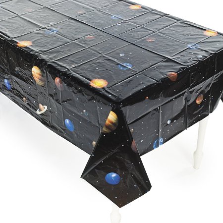 Plastic Outer Space Table Cover
