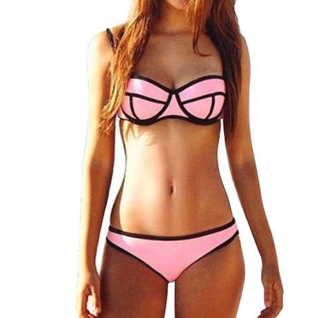 Komene Bright Bathing Suit Sexy Bikini Set