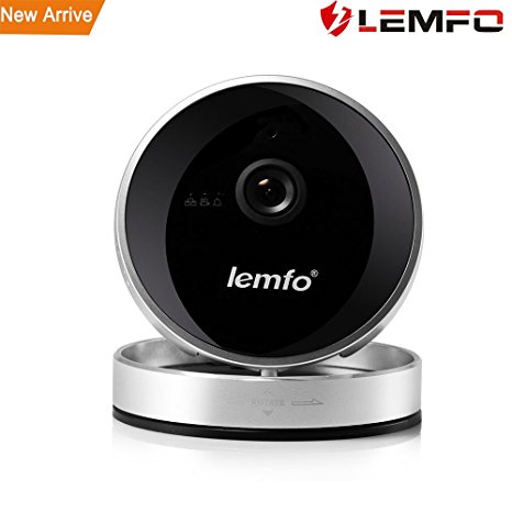 LEMFO Home Security Network Camera Wireless/Wired Plug/Pan/Tilt/Zoom Wireless IP Security Surveillance System 720p HD Night Vision