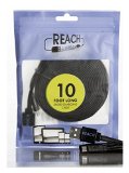 10 Foot Droid Charging Cable For Motorola LG Samsung HTC Kindle - This EXTRA LONG Droid Cord Is 10 Foot Long Braided Fabric and Is Guaranteed To Be More Durable Than Standard Droid Charging Cables