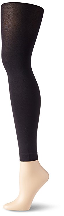 No Nonsense Women's Super Opaque Control Top Footless Tight