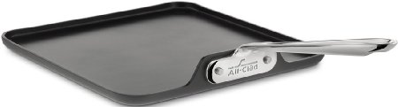 All-Clad 3021 Hard Anodized Aluminum Nonstick Square Griddle Specialty Cookware 11-Inch Black