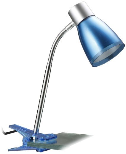 Limelights LD2012-BLU Flashy Flexible Gooseneck LED Clip Light Metallic Blue