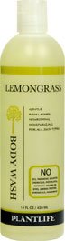 PLANTLIFE Lemongrass Body Wash, 14 Ounce