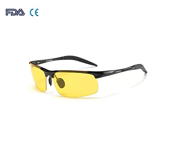 HD Night Vision Driving Glasses Polarized Anti-Glare Clear Fashion Sunglasses for Outdoor Activities