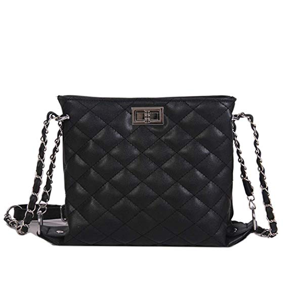 Crossbody Shoulder Bag for Women,seOSTO Cell Phone Purse with Metal Chain Strap