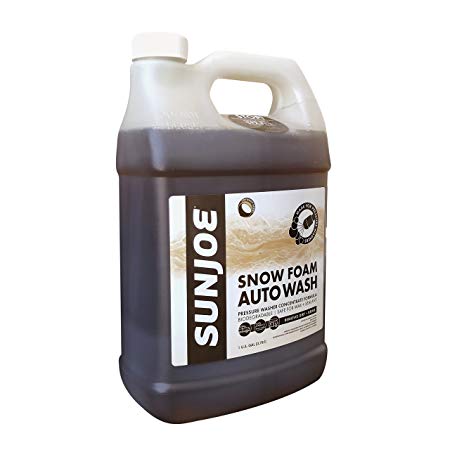 Sun Joe SPX-FCS1G-COC Premium Snow Foam Coconut Scent Car Wash Soap & Cleaner, 1 Gallon