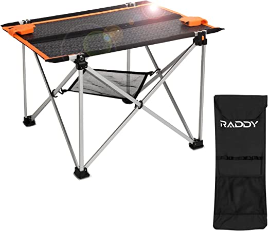 Radioddity Raddy ST30 Portable Solar Panel 30W Foldable Table 30W USB QC 3.0 & DC Ports, Lightweight Solar Generator for Power Station, Camping, Picnic, Outdoors