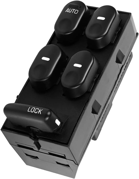 LCWRGS Master Power Window Switch Driver Side Compatible with Buick Century | Regal 1997 1998 1999 2000 2001 2002 2003 2004 2005, Replace# 10433029 19244641