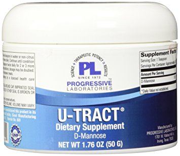 Progressive Laboratories U-Tract D-Mannose Supplement, 50 Gram