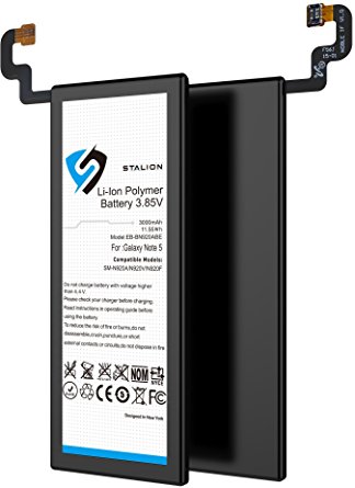 Stalion Strength 3000mAh Li-Ion Polymer Internal Battery Replacement for Samsung Galaxy Note 5 (SM-N920)