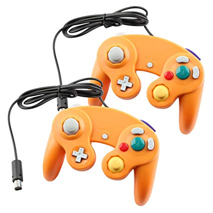 Controller for Gamecube - Orange (2-Pack)