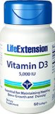 Life Extension Vitamin D3 5000 IU 60 Softgels