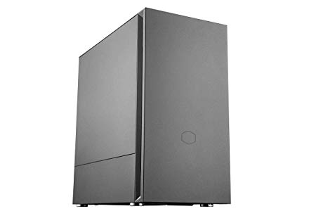 Cooler Master Silencio S400 mATX Tower W/Sound-Dampening Material, Sound-Dampened Steel Side Panel, Reversible Front Panel, SD Card Reader, and 2X 120mm PWM Silencio FP Fans