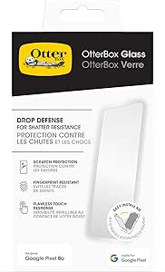 OtterBox Google Pixel 8a Glass Screen Protector, Scratch Protection, Flawless Clarity, Fingerprint Resistant