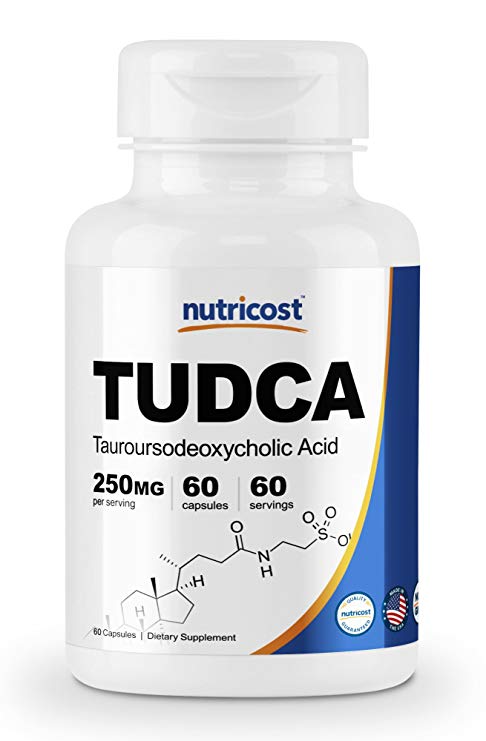 Nutricost Tudca 250mg; 60 Capsules (Tauroursodeoxycholic Acid) - Premium Quality