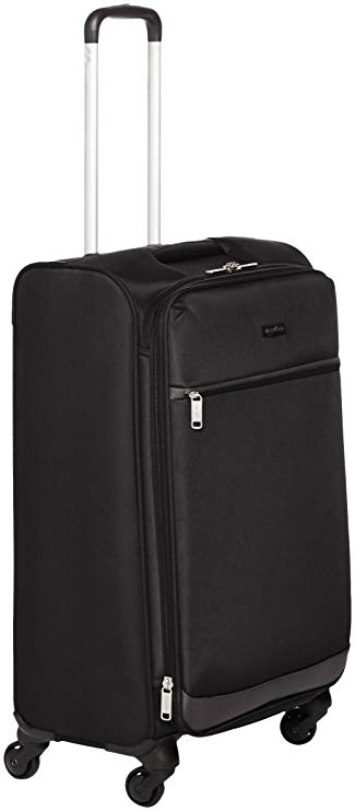AmazonBasics Softside Suitcase with wheels, 29" (73.6 cm), Black