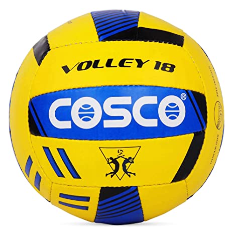 Cosco 15010 Rubber Volley Ball, Size 4, (Multicolour)