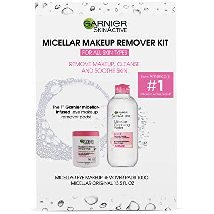 Garnier SkinActive Micellar Makeup Remover Kit for All Skin Types