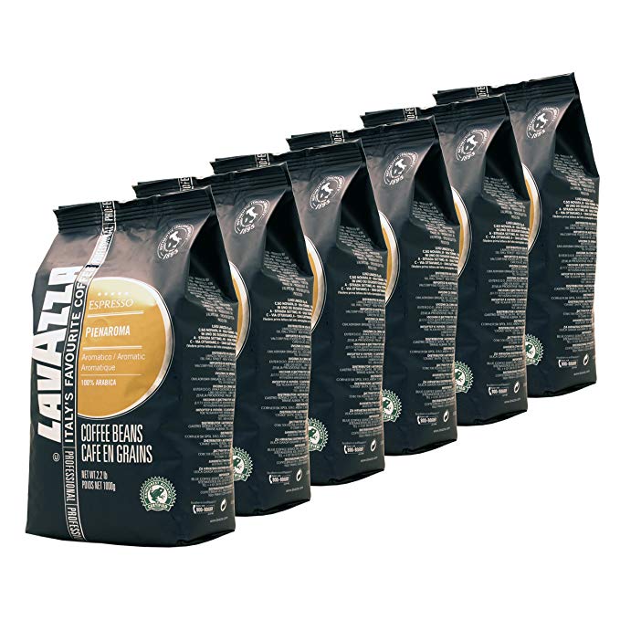 Lavazza Pienaroma Coffee Beans 1kg (6 Bags)