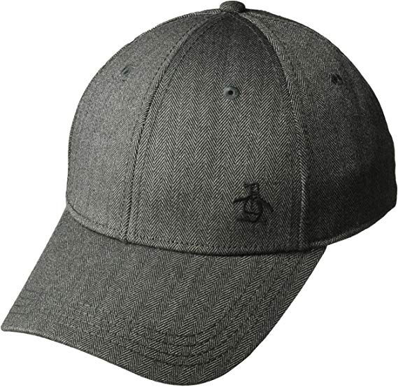 Original Penguin Men's Herringbone A-Flex Baseball Cap