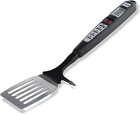 Gourmia GTH9175 Thermometer Spatula Turner Digital Meat Thermometer for Grilling, Barbecue & Home Kitchen 40 x 7.5 x 2.8 cm