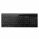 GVDV Full Size Bluetooth Keyboard W Numeric Keypad for Windows Android iOS PC Tablet Smartphone Apple iPad Air iPad 4  3  2 iPad Mini 2 iPad Mini iPhone 5S 5C 5  iPhone 4S4Galaxy Tab Galaxy Note Microsoft Surface and More-Black