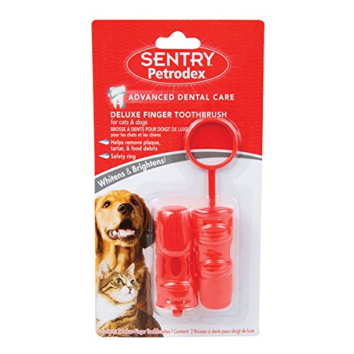 Petrodex Finger Toothbrush Dog and Cat, 2ct