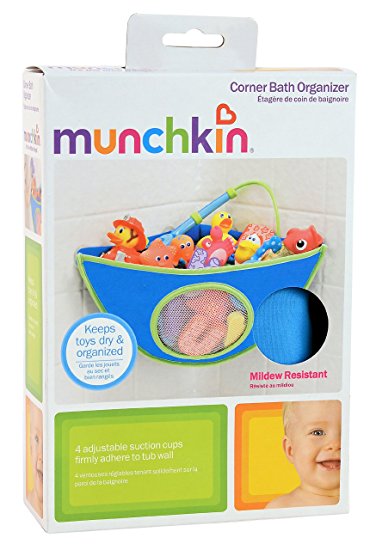 Munchkin Corner Bath Organizer, Blue