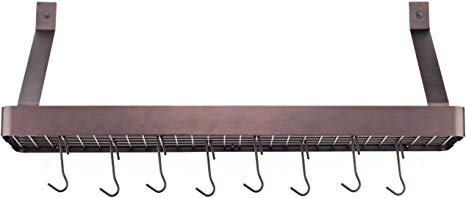 Cuisinart CRBS-36ORB Chef's Classic 36-Inch Rectangular Wall-Mount Bookshelf Rack, Oil-Rubbed Bronze