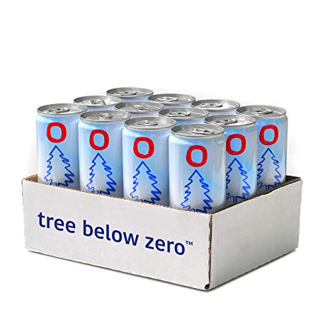 Tree Below Zero Sparkling Juice Flavored Hemp Infused Soda, Full Case of 12 12oz cans (Cranberry Ginger)