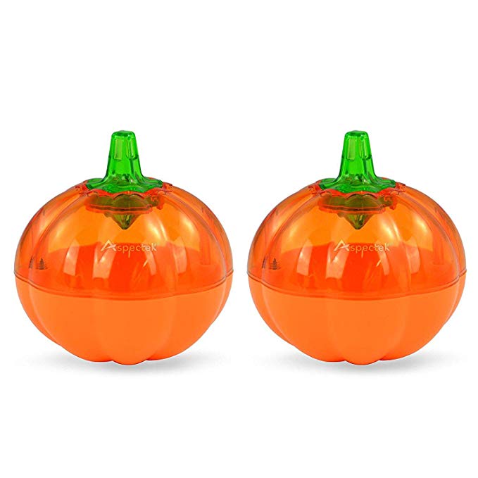 Aspectek Fruit Fly Trap, Pumpkin Shape, Pack of 2