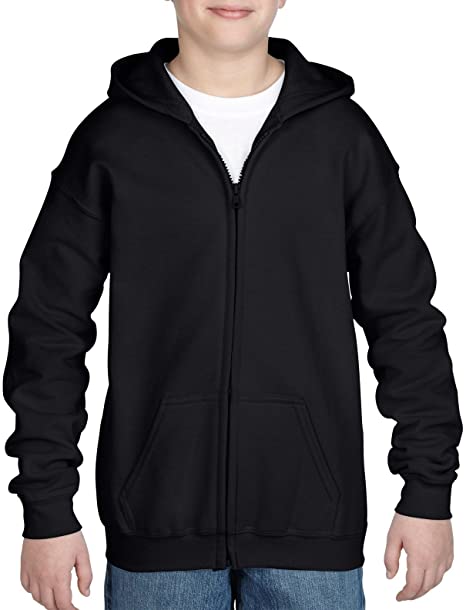 Gildan Kids' Full Zip Hooded Youth Sweatshirt