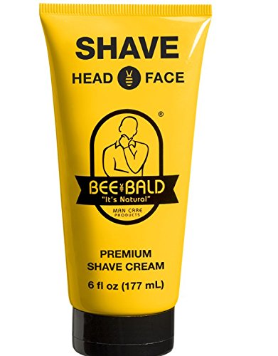 Bee Bald Shave for Head and Face, 6 Fluid Ounce
