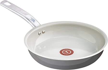 T-fal Fresh Recycled Aluminum Ceramic Non-Stick 10.25" Frypan, Grey