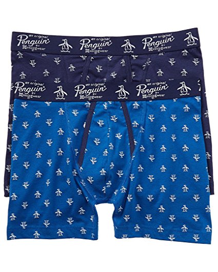 Original Penguin Mens Pack Of 2 Boxer Briefs, Blue