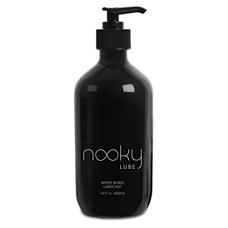 Nooky Lube. Natural Non Sticky Water Based Personal Lubricant.16oz