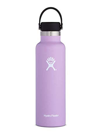 Hydro Flask Double Wall Vacuum Insulated Stainless Steel Leak Proof Sports Water Bottle, Standard Mouth with BPA Free Flex Cap