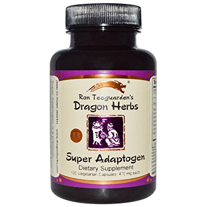 Dragon Herbs Super Adaptogen Dietary Supplement -- 470 mg - 100 Capsules