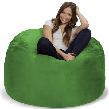Chill Bag - Bean Bags Memory Foam Bean Bag Chair, 4-Feet, Lime
