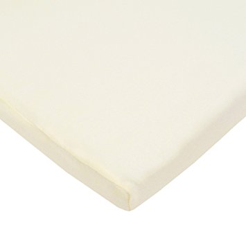 TL Care 100% Cotton Value Jersey Knit Fitted Bassinet Sheet, Ecru