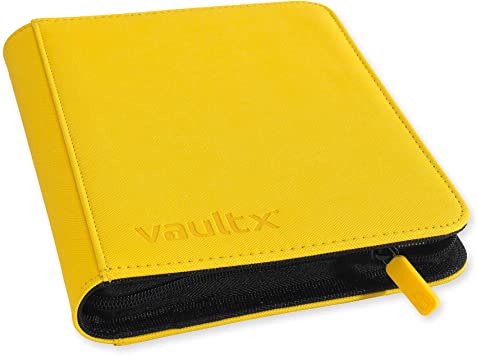 Vault X Premium eXo-Tec Zip Binder - 4 Pocket Trading Card Album Folder - 160 Side Loading Pocket Binder for TCG