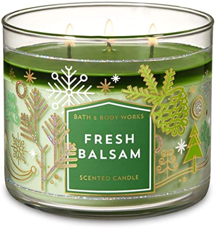 Bath & Body Works Slatkin & Co. Fresh Balsam 3-wick Candle