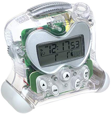Oregon Scientific RM313PA/C ExactSet Fixed Projection Alarm Clock - Clear