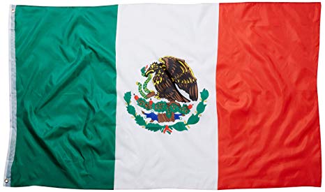 Mexico Flag Polyester 3 ft. x 5 ft.- - Mexican flag