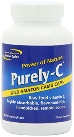 North American Herb and Spice, Purely-C Capsules, 700 Mg  90-Vegi Caps