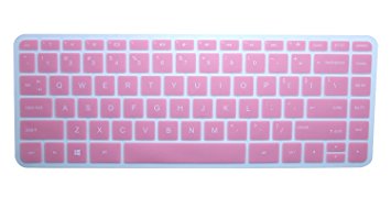 CaseBuy Keyboard Protector Cover for HP 14-ab 14-ac 14-ad 14g-ad 14-an 14-ax series,14-ab010 14-ab167us 14-ac159n 14-ad006 14-an010nr 14-an013n 14-an080nr 14-ax010nr 14-ax020nr(Pink)