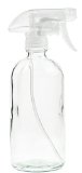 Glass Spray Bottle - Empty Refillable 16 oz Container is Great for Essential Oils Cleaning Products Homemade Cleaners Aromatherapy Misting Plants with Water and Vinegar Mixtures for Cleaning or Cooking - Strong Reliable Trigger Sprayer with Mist and Stream Settings