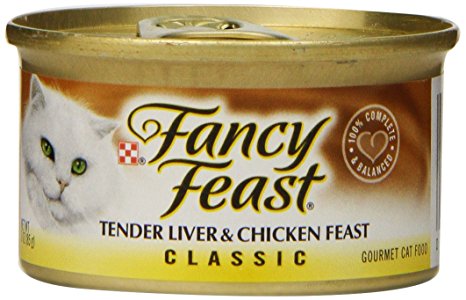 Purina Fancy Feast Classic Gourmet Wet Cat Food- 24-3 oz. Cans